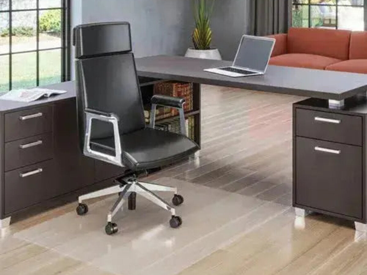 Institutional office furnished with durable desks and seating for public-sector staff