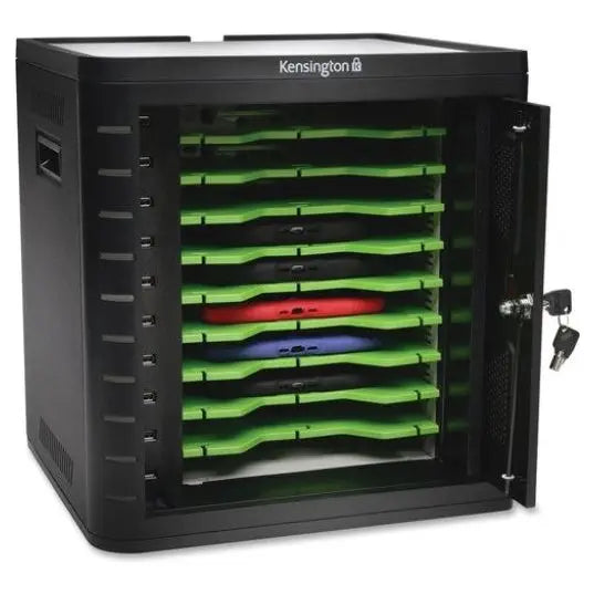 Kensington universal charge and sync cabinet for 10 tablets