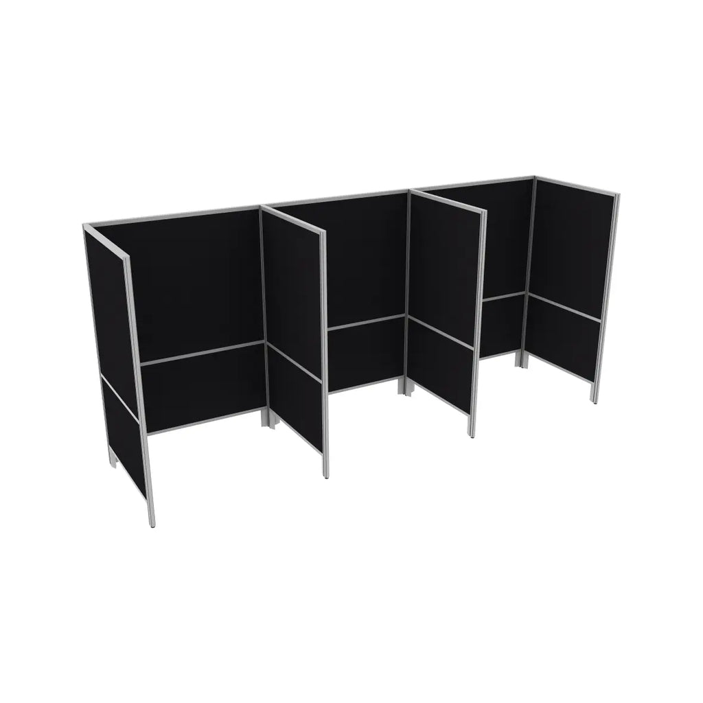 Partitions 66" High 3 Offices - Brant Business Interiors