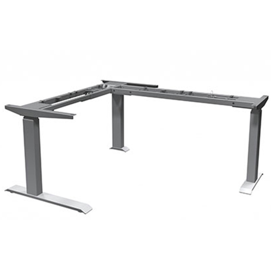 Quick assembly electric height adjustable base