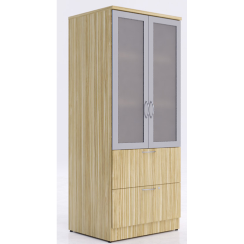 Lateral file & storage cabinet with shelves