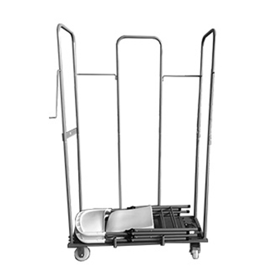 Folding chair cart