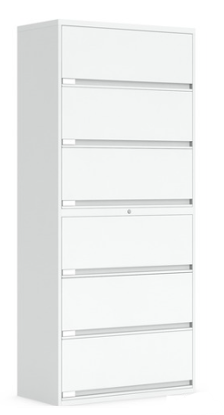 6 drawer end tab cabinet S128 drawers — 6 drawer