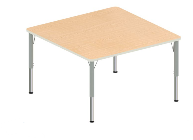 Educational Student Tables Square