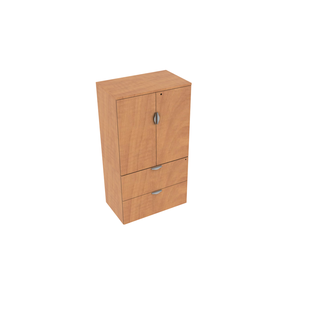 Lateral file & storage cabinet with shelves