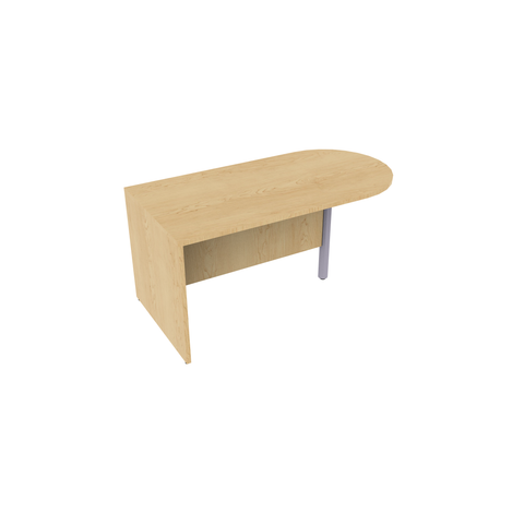 D-top table with or without modesty