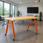Makerspace Tables - Office context A [AI office context]