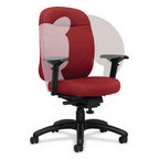 Comfort-Time Ultra Petit Seat Multi-Tilter Chair High Back BAOMVL1880G5 - Studio white background [AI office context]