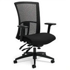 VION Mesh High Back Chair - Studio white background [AI office context]