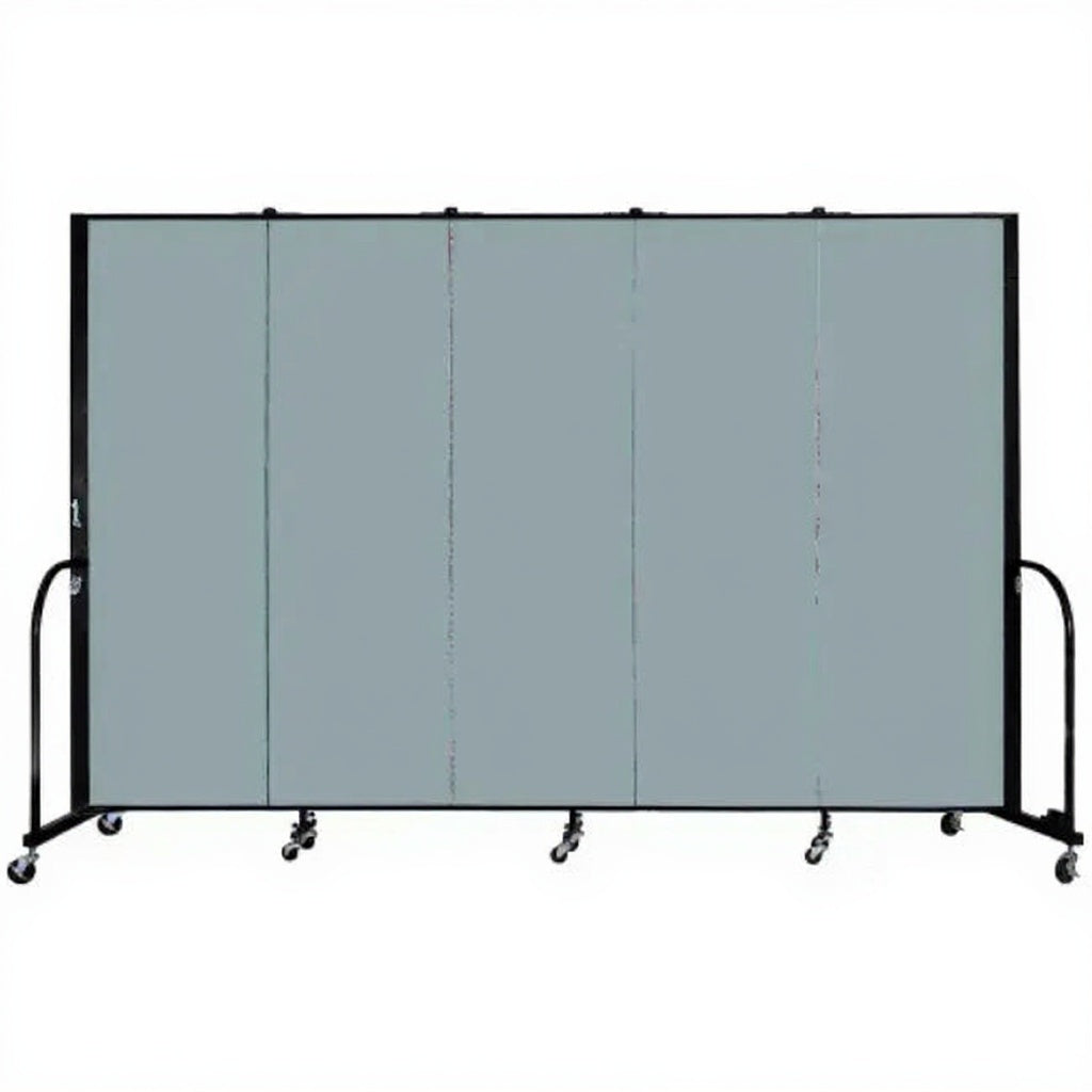 Screenflex Room Dividers - Studio white background [AI office context]