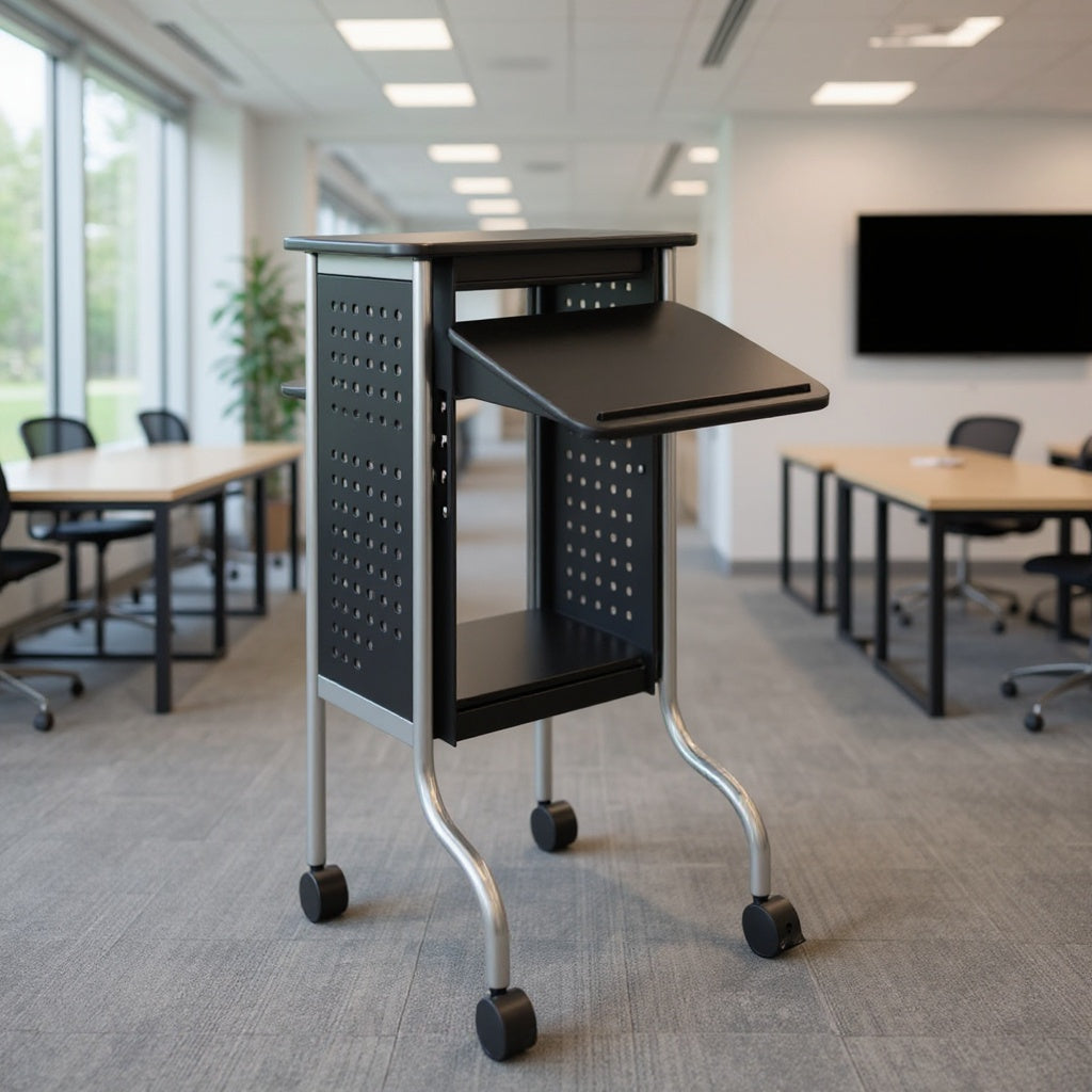 Scoot 8945BL Lectern - Office context A [AI office context]
