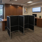 Partitions 66" High 2 Offices - Office context B [AI office context]