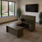 Executive U-Shape Desk Set - Office context A [AI office context]