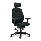 Basics® Comfort-Time™ Ultra Multi-Tilter Big & Tall with Headrest - Studio white background [AI office context]
