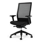 ELORA Multi-Tilter High Back Chair Black BAOMVL1893 - Studio white background [AI office context]