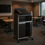 Scoot™ Multi-Purpose Lectern 8922BL - Office context B [AI office context]