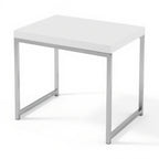 End Table Chrome - Studio white background [AI office context]