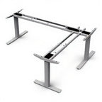 Quick assembly height adjustable base - Studio white background [AI office context]