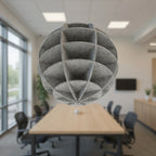 Ceiling Grids Sound Acoustic Dampeners ORB - Office context A [AI office context]