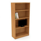 Bookcase 32" Wide x 14" Deep - Studio white background [AI office context]