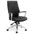 The Accord Tilter High Back Chair - Studio white background [AI office context]