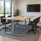Quick Assembly Electric Height Adjustable Base - 2 legs - Office context A [AI office context]