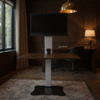 Electric Height Adjustable Standing Desk Workstation - Office context B [AI office context]