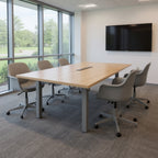 MANUAL HEIGHT ADJUSTABLE BASE (Tops sold separately) - Office context A [AI office context]