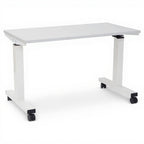 Pneumatic Height Adjustable Table - Studio white background [AI office context]