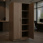Wood Laminate Storage cabinets - Office context B [AI office context]