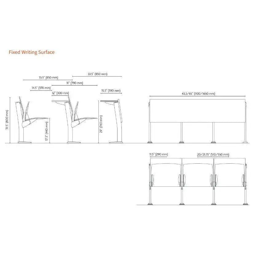 Auditorium / Lecture Hall Seating Omni - Brant Business Interiors