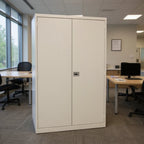 Deep Hi-Boy Storage Cabinet 72" H x 36" W x 24" D - Office context A [AI office context]