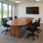 Racetrack Conference Table 1" Top - Office context A [AI office context]