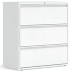 Standard Lateral Files (2,3,4 & 5 Drawers) - Studio white background [AI office context]