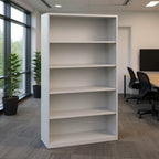 Bookcase Metal 2 Size options - Office context A [AI office context]