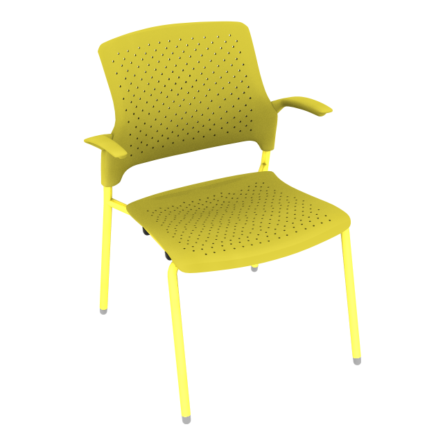 Stream™ Armchair, Polypropylene Seat & Back (2075APP) - Brant Business Interiors