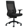 Zim Synchro-Tilter Chair High Back Mesh Mesh Back , Black - Brant Business Interiors