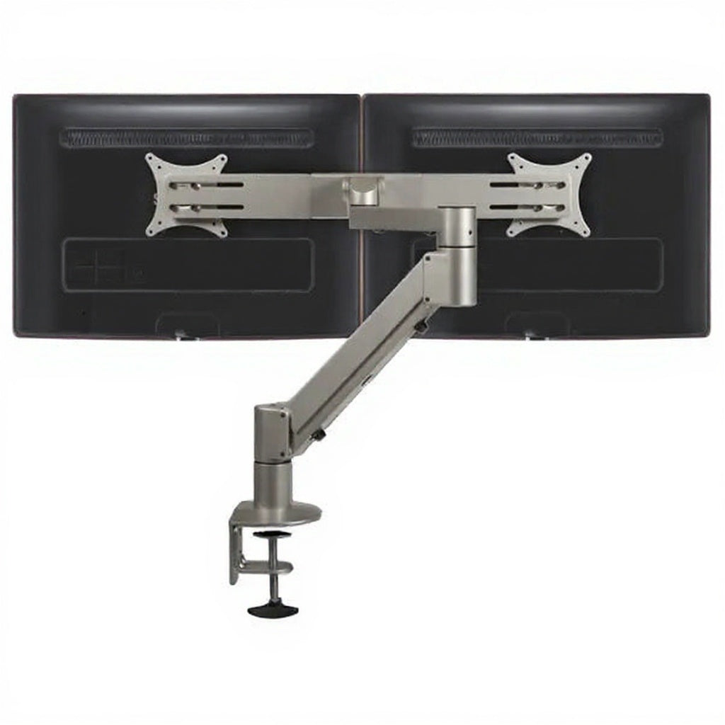 OCI Platinum Monitor Arms - Studio white background [AI office context]