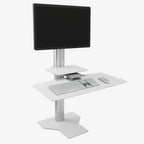 Sit2Stand Series Sit-Stand Workstation - Studio white background [AI office context]