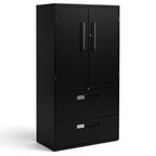 Multi-storage cabinet — 93365MSL - Studio white background [AI office context]