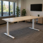 Electric Height Adjustable Sit to Stand Desks - Office context A [AI office context]