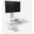 Sit2Stand Series Sit-Stand Workstation - Studio white background [AI office context]