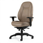 ObusForme Comfort Medium back Chair  1261-3 Schukra - Studio white background [AI office context]