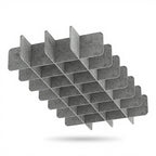 Ceiling Grids Sound Acoustic Dampeners - Studio white background [AI office context]