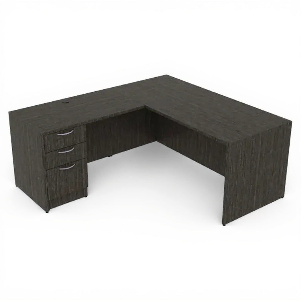 Innovation L-Shape Set - Studio white background [AI office context]