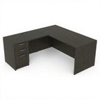 Innovation L-Shape Set - Studio white background [AI office context]