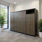 Laminate Lockers - Office context A [AI office context]