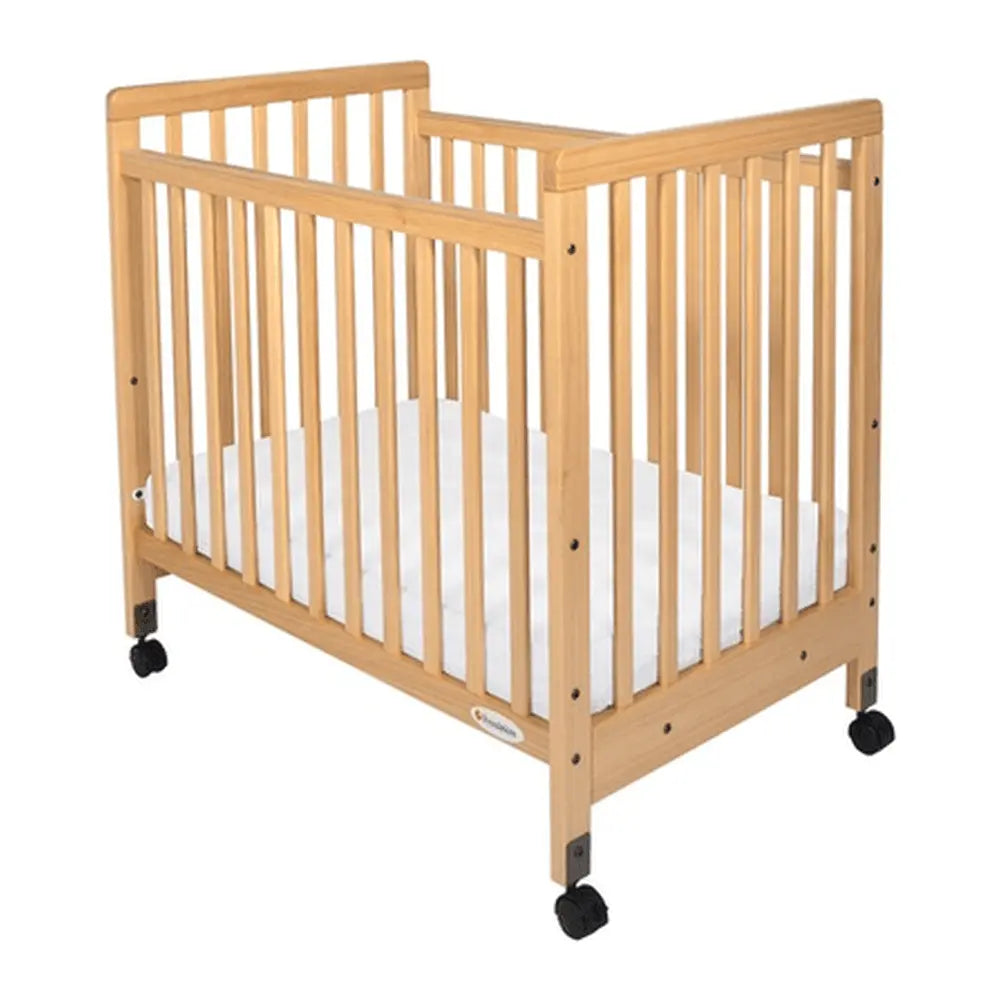 Foundations SafetyCraft Compact Crib - Natural - Steel - Brant Business Interiors