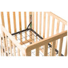 Foundations SafetyCraft Compact Crib - Natural - Steel - Brant Business Interiors