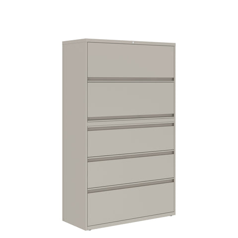 Lateral file (used) 5 drawer beige nevada — 5 drawer